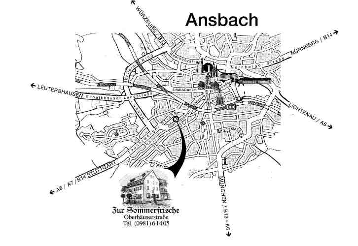 Zur Sommerfrische, Oberh�userstra�e 38, 91522 Ansbach